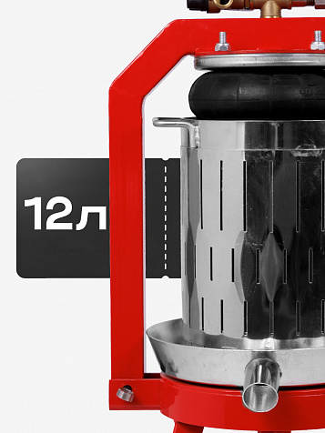 Пресс пневматический "Муромец МП" 12 л корзина из нерж.стали